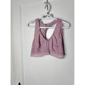 Thirdlove Bralette Women's Plus 3XL Purple Mauve Everyday Lace Racerback Girly